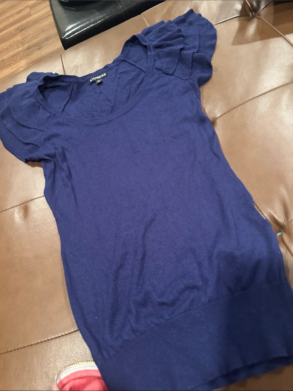 Express XS Short Sleeve Sweater